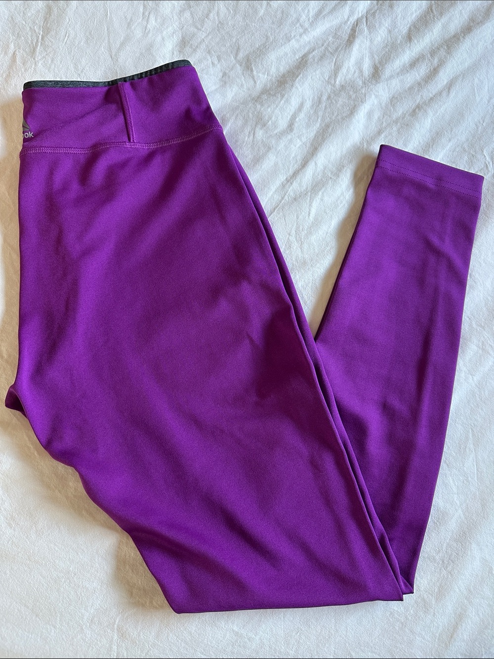 Reebok Purple High-Waist Leggings